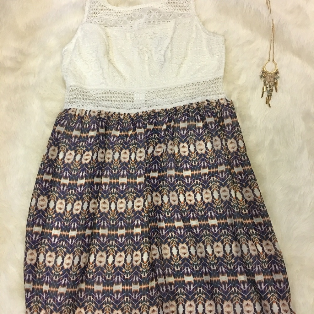 Lace floral dress